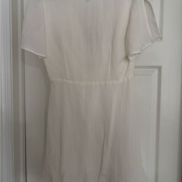 Lulus White Tie-Front Dress - Picture 4 of 4